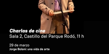 Jorge Bolani: una vida de arte - Charla sobre cine en la Mediateca Melzer en la Sala 2 del Castillo del Parque Rodó