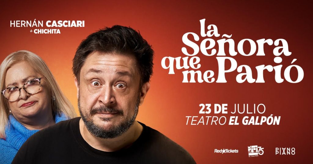 Hernán Casciari - La señora que me parió - Teatro El Galpón - Miércoles 23 de Julio 2025 - 21 hs.