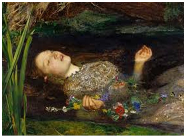 John Everett Millais: Ofelia (Fuente: Wikipedia) John Everett Millais: Ofelia (Fuente: Wikipedia)