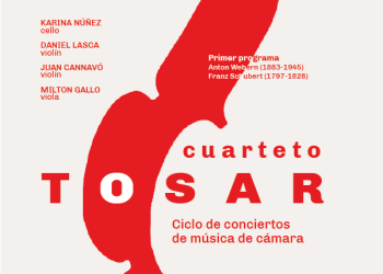 CUARTETO TOSAR Programa homenaje a Beatriz Lockhart - Martes 6 de mayo 19-30 h