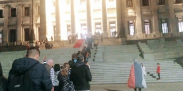 El pueblo en fila para decir adiós - José Pepe Mujica - Palacio Legislativo - Mayo 2025 - Foto Rodrigo Cabrera