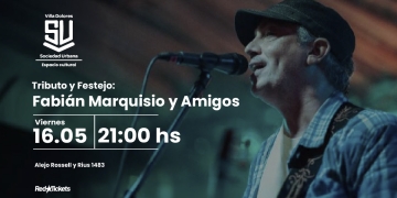 FABIÁN MARQUISIO en Sociedad Urbana Villa Dolores - VIERNES 16 DE MAYO 2025 - 21 HS.