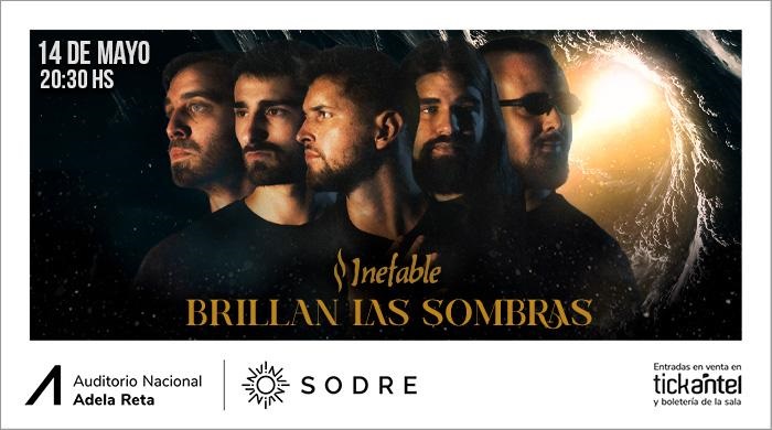 Inefable presenta su disco Brillan Las Sombras - Sala Hugo Balzo - 14 de mayo 2025 a las 20:30 h.