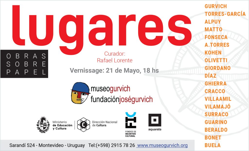 Lugares, obras sobre papel en Museo Gurvich