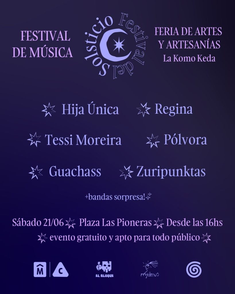 FESTIVAL DEL SOLSTICIO - 21 de Junio 2025 - Plaza Las Pioneras - Un evento gratuito y de entrada libre FESTIVAL DEL SOLSTICIO - 21 de Junio 2025 - Plaza Las Pioneras - Un evento gratuito y de entrada libre