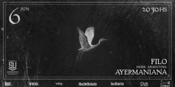 FILO y Ayermaniana (Arg) en concierto - Sociedad Urbana Villa Dolores - Viernes 6 de Junio 2025 - 20:30 hs.