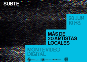 MONTE VIDEO DIGITAL en el SUBTE