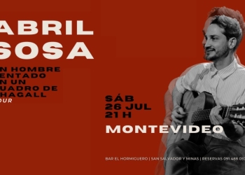 Luego de siete años vuelve Abril Sosa a Montevideo