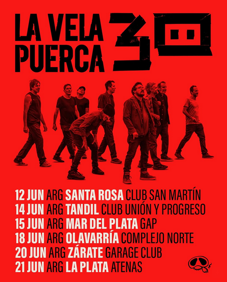 La Pampa, Tandil, Mar del Plata, Olavarría, Zárate y La Plata. 