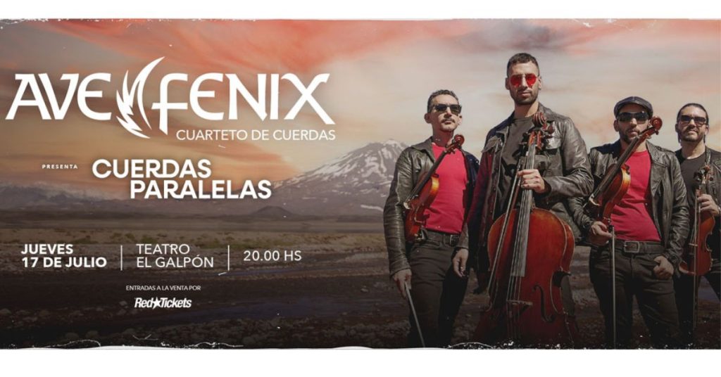 AVE FENIX Cuerdas Paralelas - Sala Campodónico - Teatro El Galpón - Jueves 17 de Julio 2025 - 20 hs.