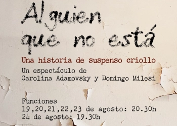 Alguien que no estáde Carolina Adamovsky y Domingo Milesi