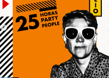 Wanda Martin. Afiche Promo 25 Horas Party People