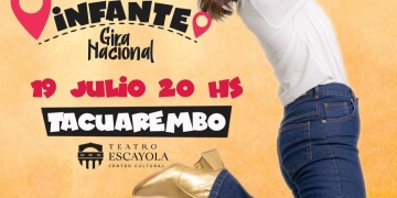¡Flor Infante en Teatro Escayola - Tacuarembó - 19 de julio 2025 - 20 hs.