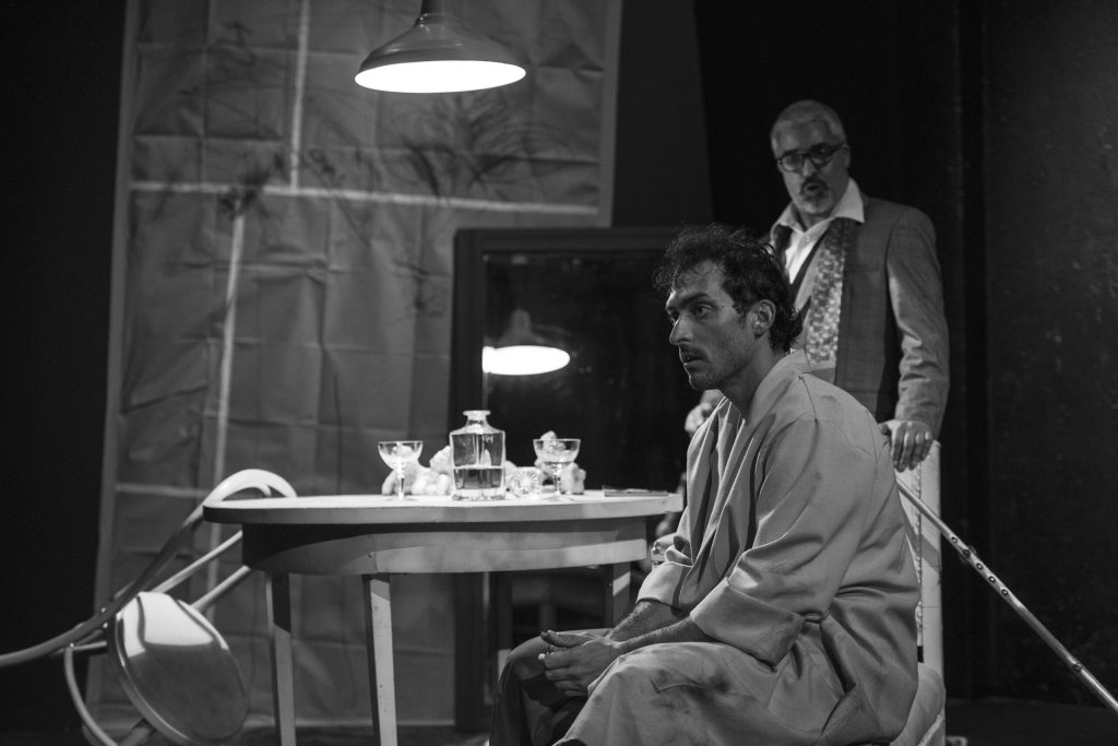 Acreedores de Strindberg y una nueva versión en El Galpón Foto: Alejandro Persichetti 