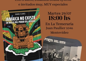 Jamaica No Existe - libro del autor argentino Daniel Flores - martes 29 de julio 2025 - 6 PM - La Temeraria