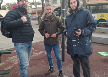 Daniel Machín, Carlos Dopico, Sebastián Casafúa - Montevideo Sonoro - destino Sur - Junio 2025 - Foto Diego Castro Famea