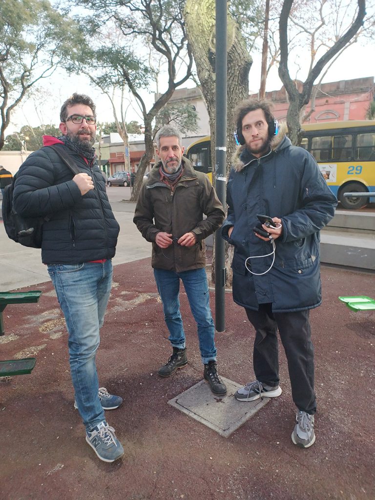 Daniel Machín, Carlos Dopico, Sebastián Casafúa - Montevideo Sonoro - destino Sur - Junio 2025 - Foto Diego Castro Famea Daniel Machín, Carlos Dopico, Sebastián Casafúa - Montevideo Sonoro - destino Sur - Junio 2025 - Foto Diego Castro Famea