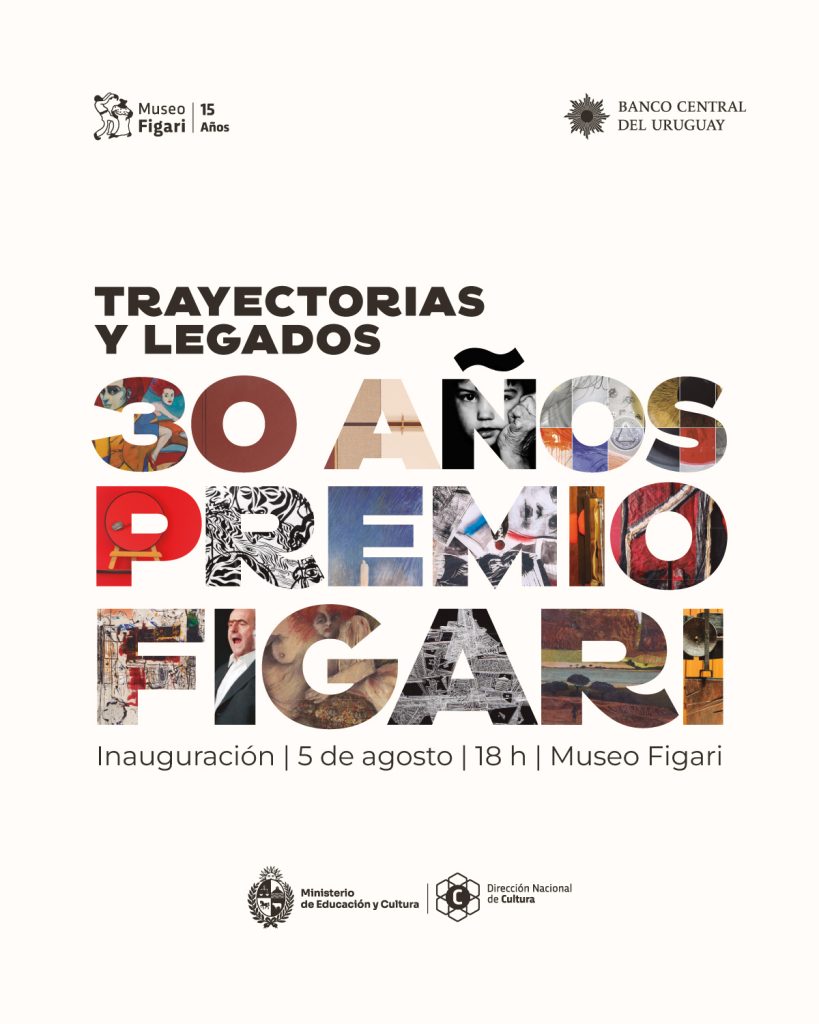 TRAYECTORIAS Y LEGADOS - 30 años del Premio Figari afiche 30 años del Premio Figari