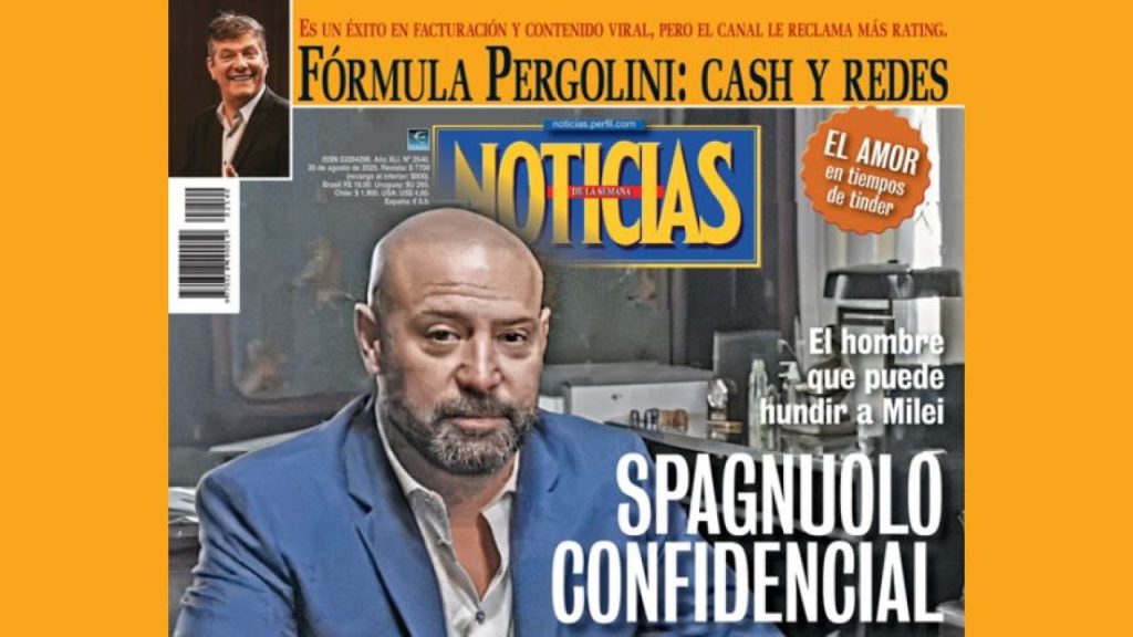 Anticipo de la tapa de NOTICIAS: Spagnuolo confidencial Anticipo de la tapa de NOTICIAS: Spagnuolo confidencial