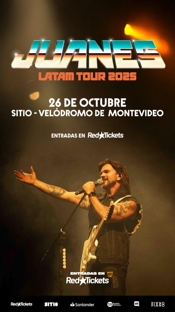 JUANES EN URUGUAY afiche