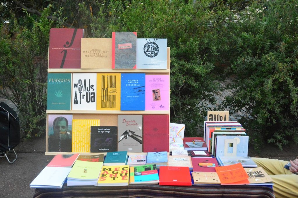 mesa con libros - Foto Federico Meneses