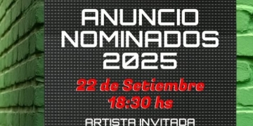 ANUNCIO NOMINADOS PREMIOS GRAFFITI 2025 - lunes 22 de setiembre - Sala Corchea