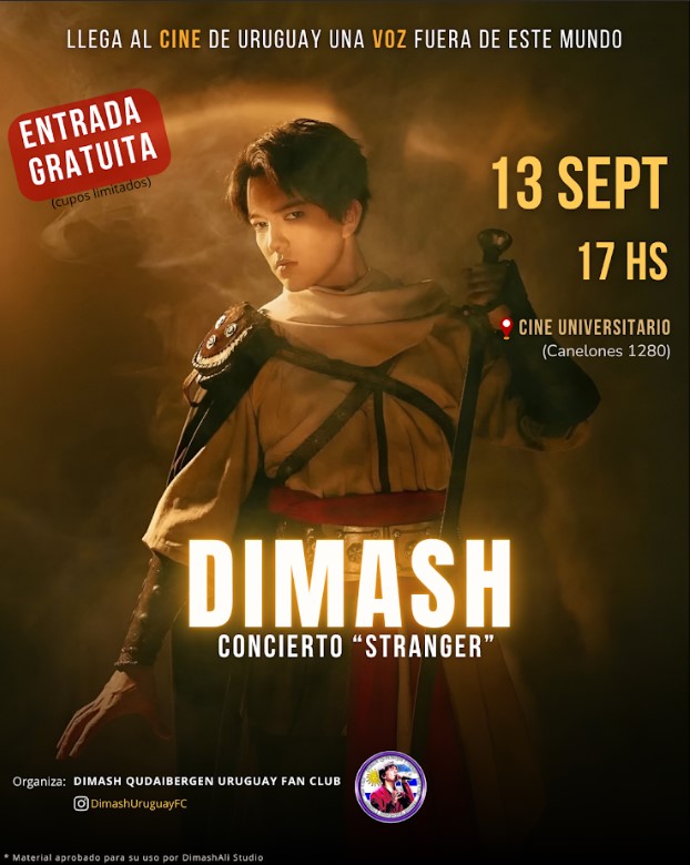 Dimash, concierto Stranger en Cine