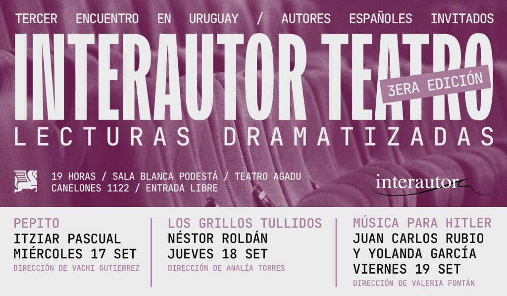 Interautor Teatro 2025 en AGADU Interautor Teatro 2025 en AGADU