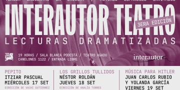 Interautor Teatro 2025 en AGADU