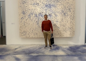 Juliana dos Santos en la Pinacoteca - São Paulo - Brasil por Daniel Benoit Cassou