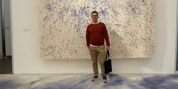 Juliana dos Santos en la Pinacoteca - São Paulo - Brasil por Daniel Benoit Cassou