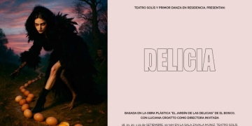 Delícia - Danza - Sala Zavala Muniz - Del 18 al 21 de setiembre 2025 - 19:30hs.