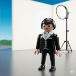 playmobil de cuello blanco