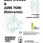 LA FORMA CRISTALINA DE LA ESPERA - Aleš Šteger - JureTori - 26 de octubre 2025 a las 21 horas - LA PEATONAL