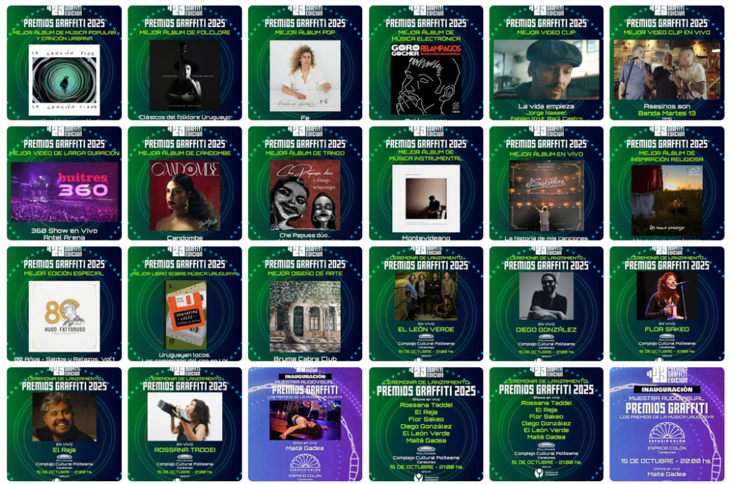 GANADORES PREMIOS GRAFFITI 2025 - Segunda entrega