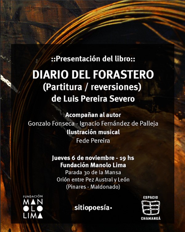 Presentación de Diario del Forastero partitura / reversiones de Luis Pereira Severo Diario del Forastero (partitura / reversiones), de Luis Pereira Severo