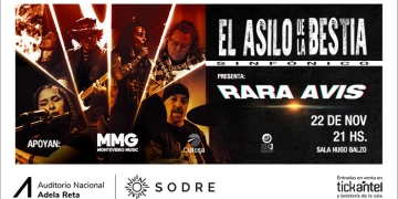 EL ASILO DE LA BESTIA - SINFÓNICO - Presenta RARA AVIS - 22 de noviembre 2025 - 21 horas - Sala Hugo Balzo