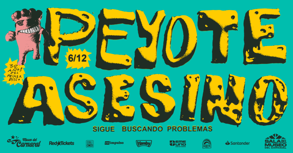 Peyote Asesino celebra los 30 años de su debut con un espectáculo único, un libro y la edición del disco en vinilo. Peyote Asesino celebra los 30 años de su debut con un espectáculo único, un libro y la edición del disco en vinilo.