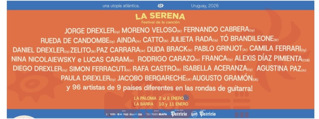 LA SERENA - FESTIVAL DE LA CANCIÓN 2026 - UNA UTOPÍA ATLÁNTICA