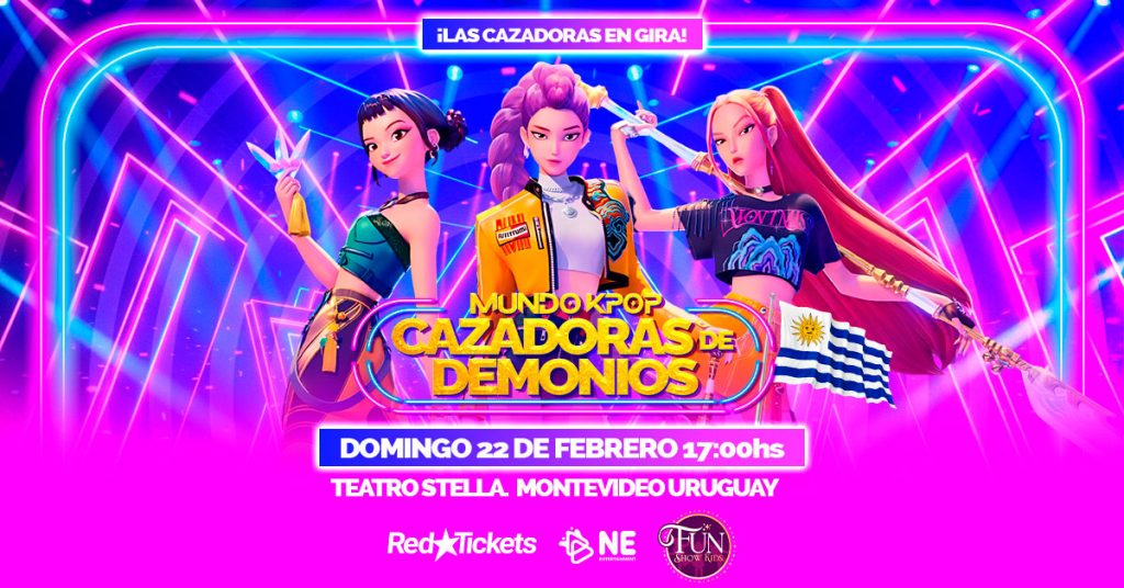 Las Cazadoras de Demonios - Mundo Kpop en Montevideo - Domingo 22 de Febrero 2026 - 17 hs. - Teatro Stella D'Italia. La Gaviota