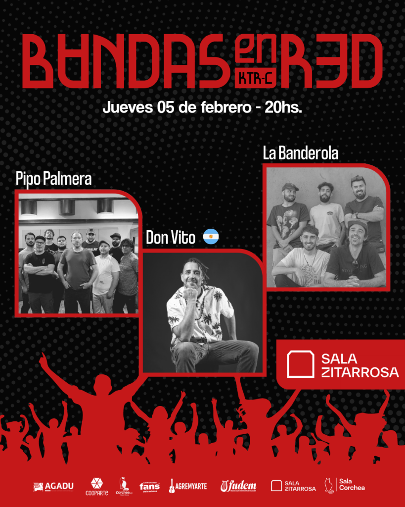 Don Vito desde Argentina presente en Bandas en Red #14 - Sala Zitarrosa - Jueves 5 de febrero de 2026 Don Vito desde Argentina presente en Bandas en Red