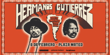 HERMANOS GUTIERREZ SOUTH AMERICA TOUR 2026 - Domingo 8 de Febrero - 21 hs. - Plaza Mateo