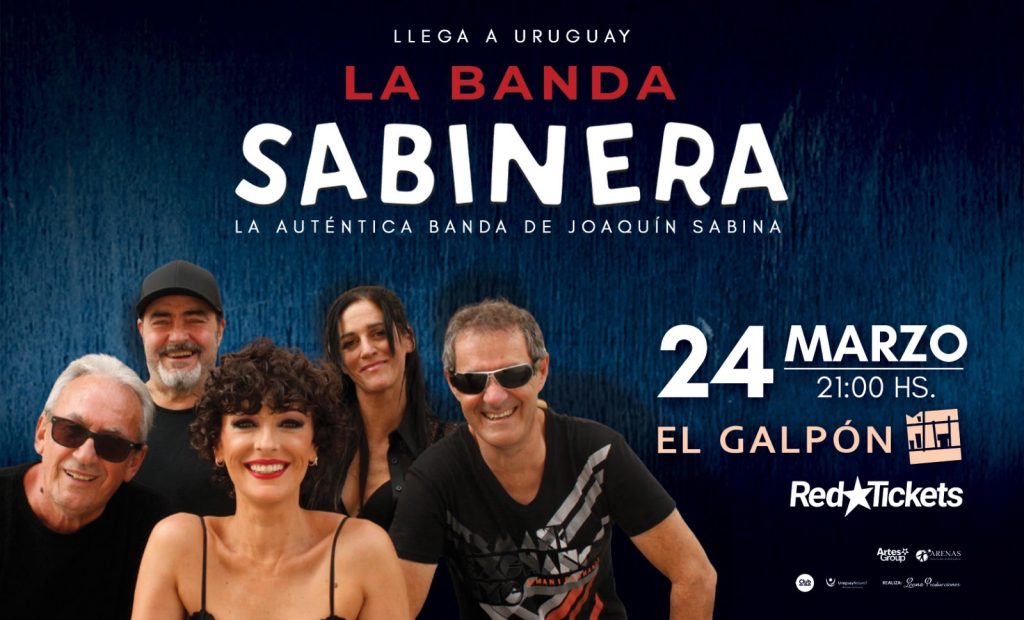 A un año de la despedida de Joaquín Sabina de los escenarios, La Banda Sabinera se presentará el 24 de marzo 2026 en el Teatro El Galpón.