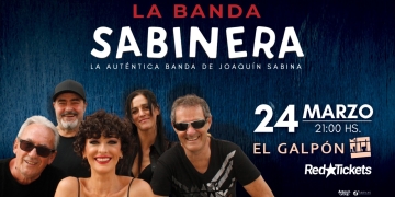 A un año de la despedida de Joaquín Sabina de los escenarios, La Banda Sabinera se presentará el 24 de marzo 2026 en el Teatro El Galpón.