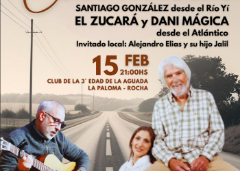 El Zucará y nuevas generaciones - domingo 15 de febrero a las 2100 horas, el Club de la Tercera Edad La Aguada, en La Paloma (Rocha)