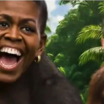 meme Barack y Michelle Obama como monos - Trump comparte un video creado con IA