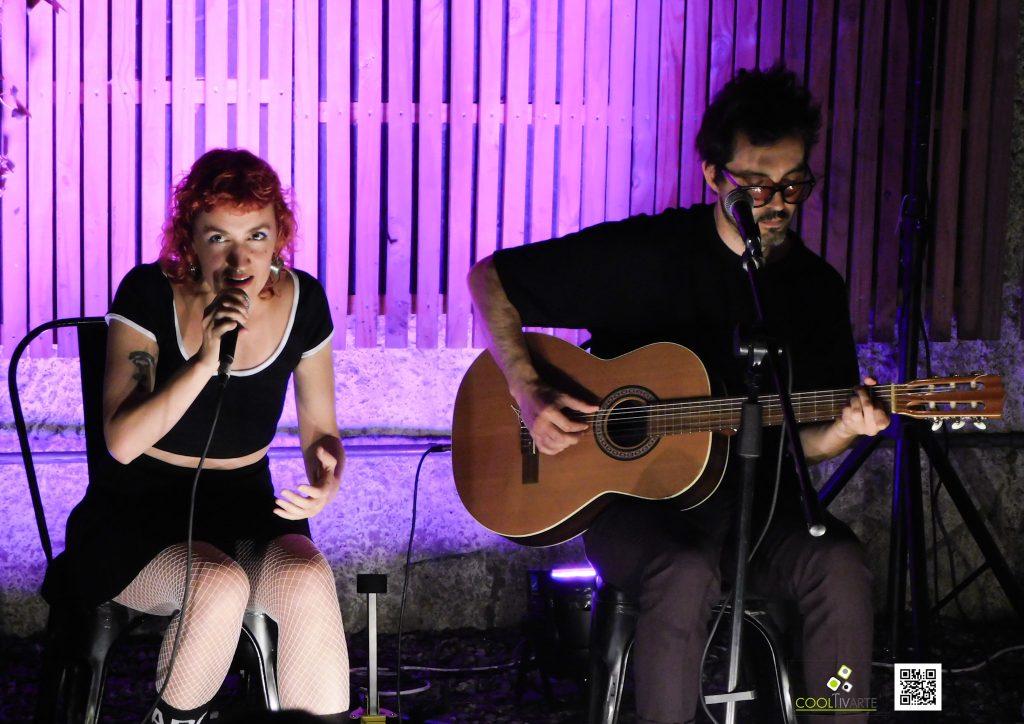 Franny Glass en el patio de La Cretina - Marzo 2026 - Foto Laura Ferrer