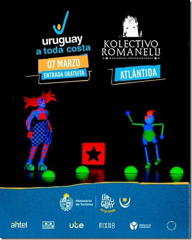KOLECTIVO ROMANELLI en Uruguay a Toda Costa - Espacio DINAMO - ATLÁNTIDA - Sábado 7 de marzo 2026