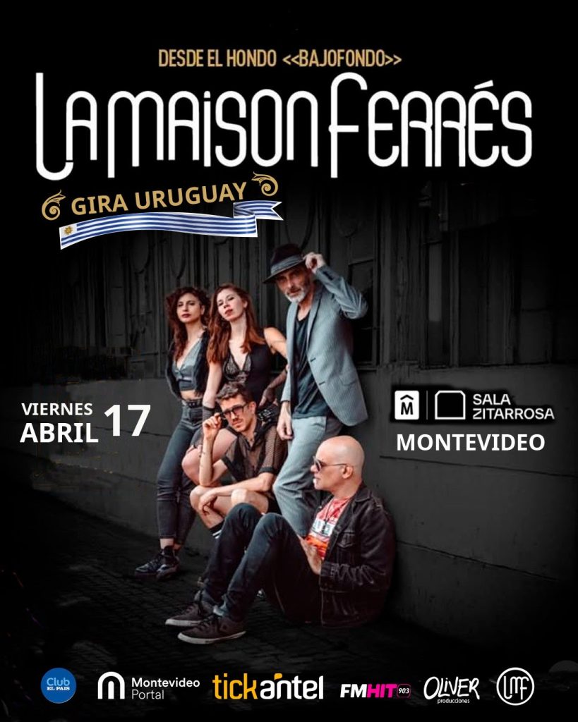 La Maison Ferrés, el nuevo proyecto del bandoneonista de Bajofondo - Sala Zitarrosa - Viernes 17 de abril 2026 - 20:30 hs.