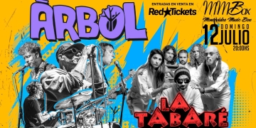 Arbol festeja 30 años junto a La Tabare - Domingo 12 de julio 2026 en Montevideo Music Box